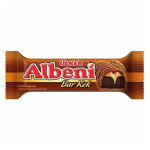 بار کیک البنی اولکر با روکش شکلات و مغز کاراملی 43 گرمی