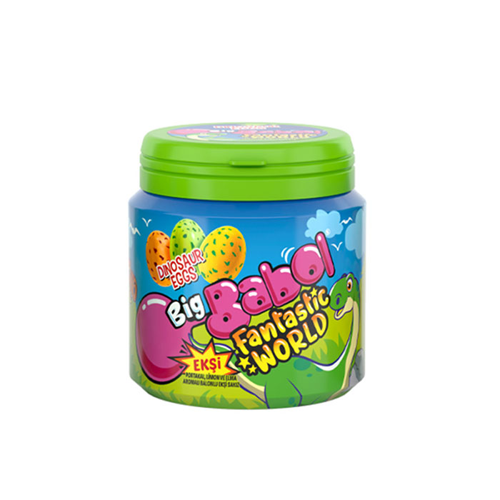 آدامس بادکنکی تخم مرغی big babol دایناسور 90 گرم بیگ بابل
