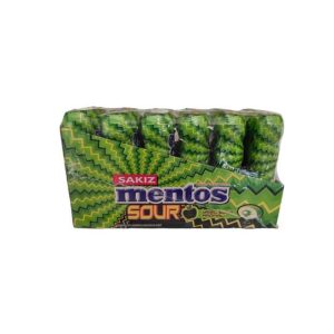 آدامس منتوس mentos مغزدار با طعم سیب سبز ترش