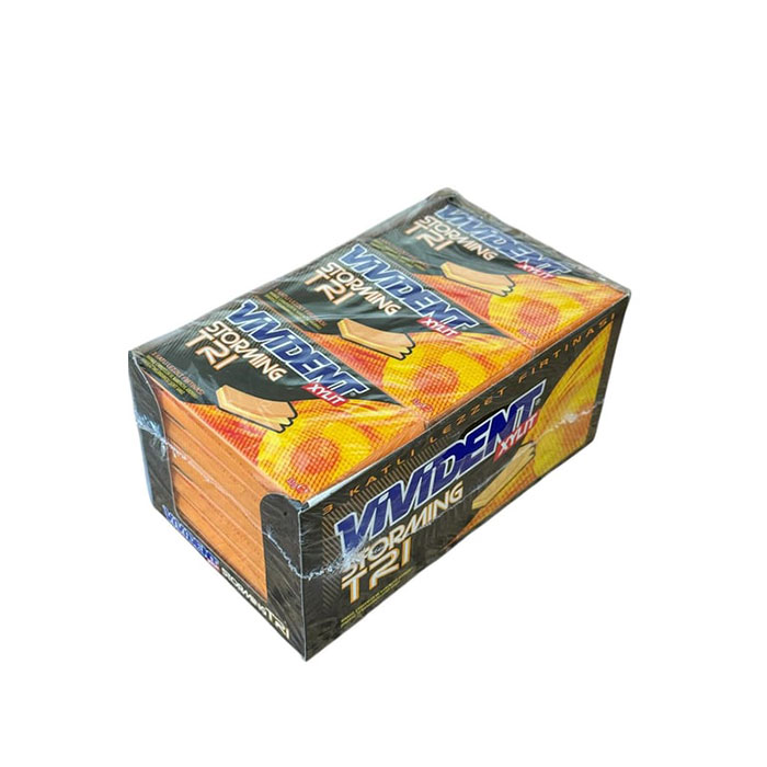 Vivident-Storming-Mango-Flavored-Chewing-Gum آدامس ویویدنت طعم انبه Vivident Storming