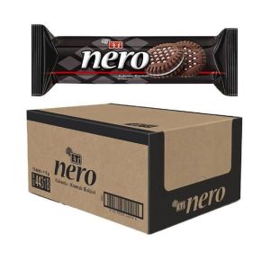 بیسکویت اتی Eti Nero کاکائویی با مغز کرم شیری 110 گرم